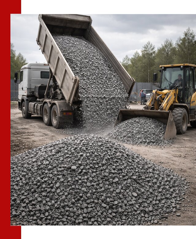 Доставка и продажа щебня гранитного в Златоусте