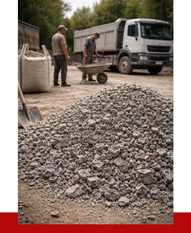 Гранитный щебень фракция 20-40 в Златоусте от 3299 руб. ПРОНЕРУДЗлт