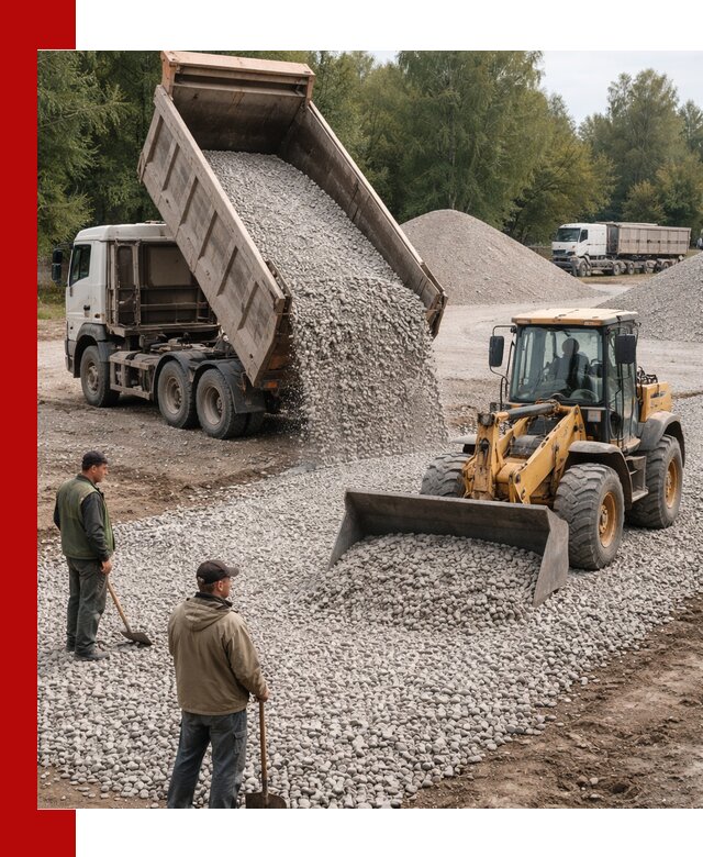 Купить гравийный щебень фракция 20-40 в Златоусте с доставкой