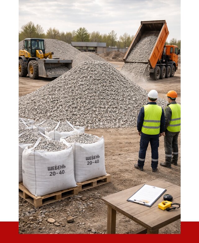 Известняковый щебень 20-40 в Златоусте от 2165 р. ПРОНЕРУДЗлт