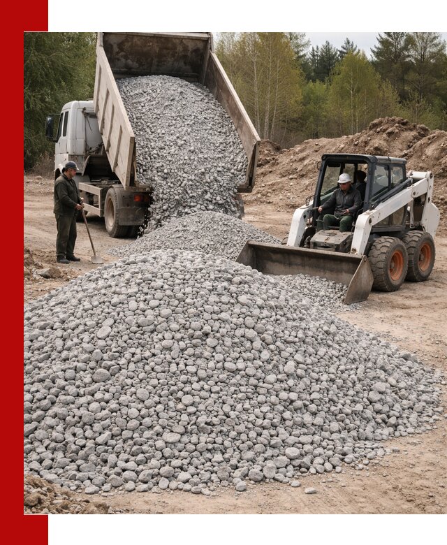 Доставка доломитового щебня в Златоусте напрямую от карьера