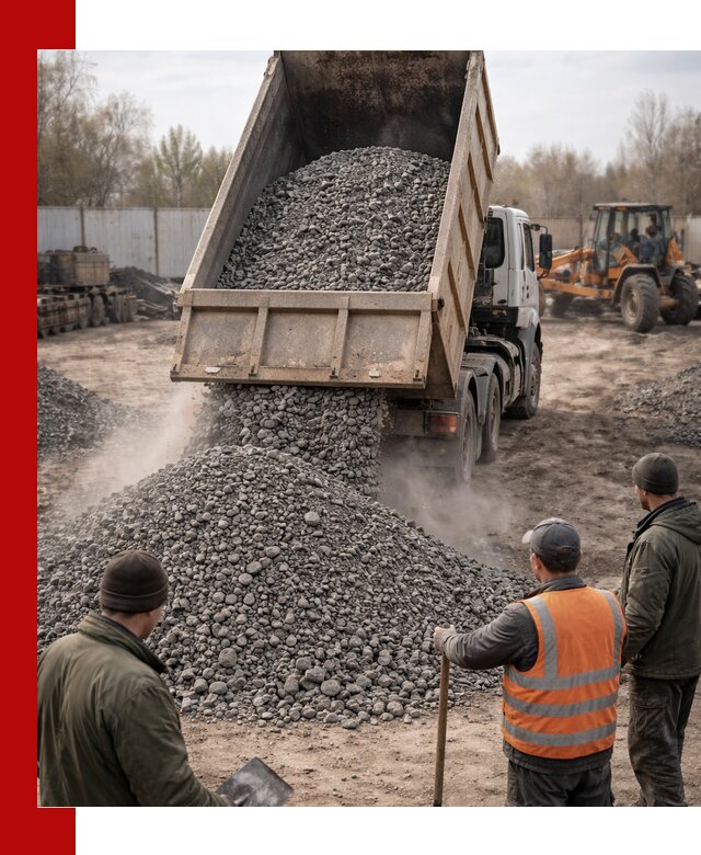 Доставка шлакового щебня в удобные сроки по выгодной цене в Златоусте