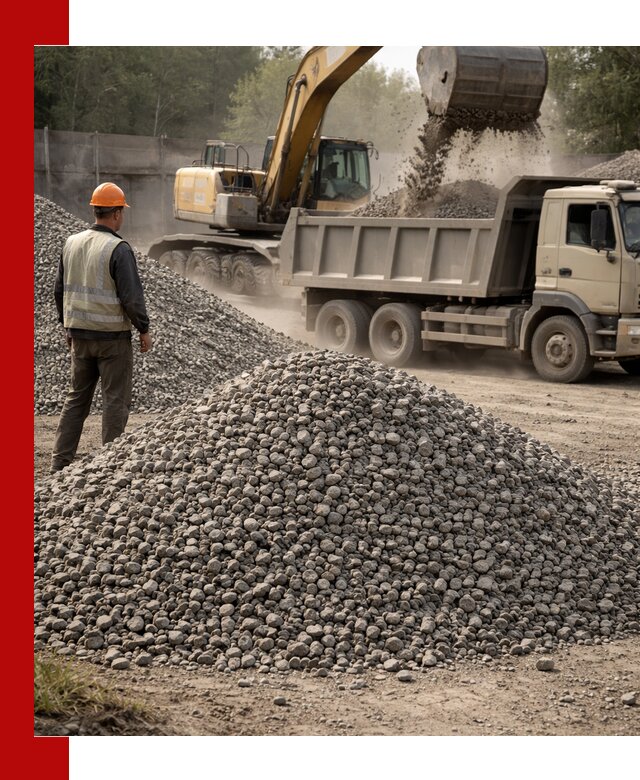 Шлаковый щебень фракция 5-20 с доставкой в Златоусте