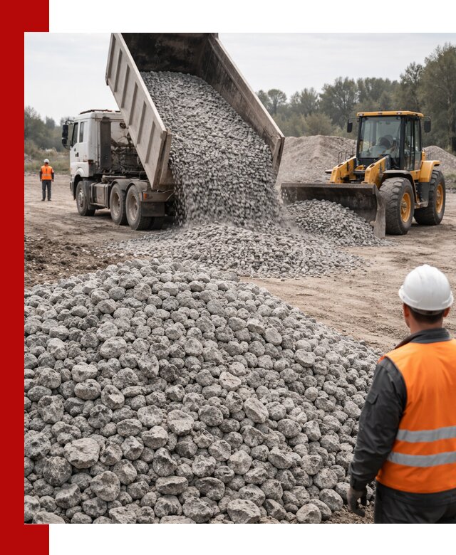 Доставка бетонного щебня фракции 20-40 в Златоусте