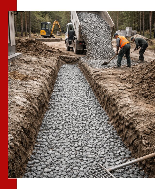 Щебень для дренажа с доставкой в Златоусте высокого качества