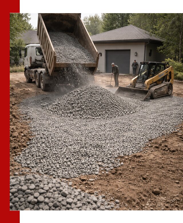 Щебень для парковки в Златоусте: доставка и укладка качественного материала