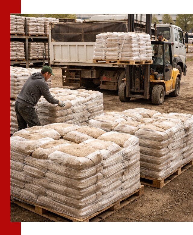 Карьерный песок в мешках с доставкой в Златоусте