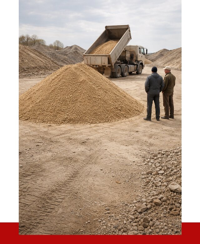 Карьерный песок крупнозернистый в Златоусте от 8764 р | ПРОНЕРУДЗлт