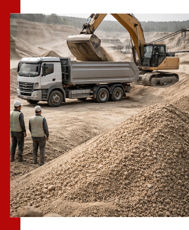 Карьерный крупнозернистый песок с доставкой в Златоусте