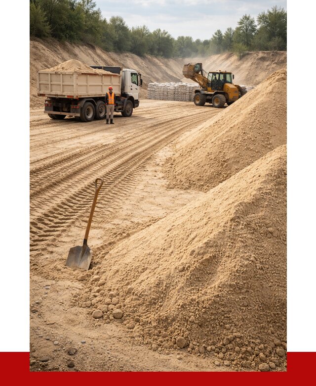 Карьерный песок мелкозернистый в Златоусте от 9279 р. | ПРОНЕРУДЗлт