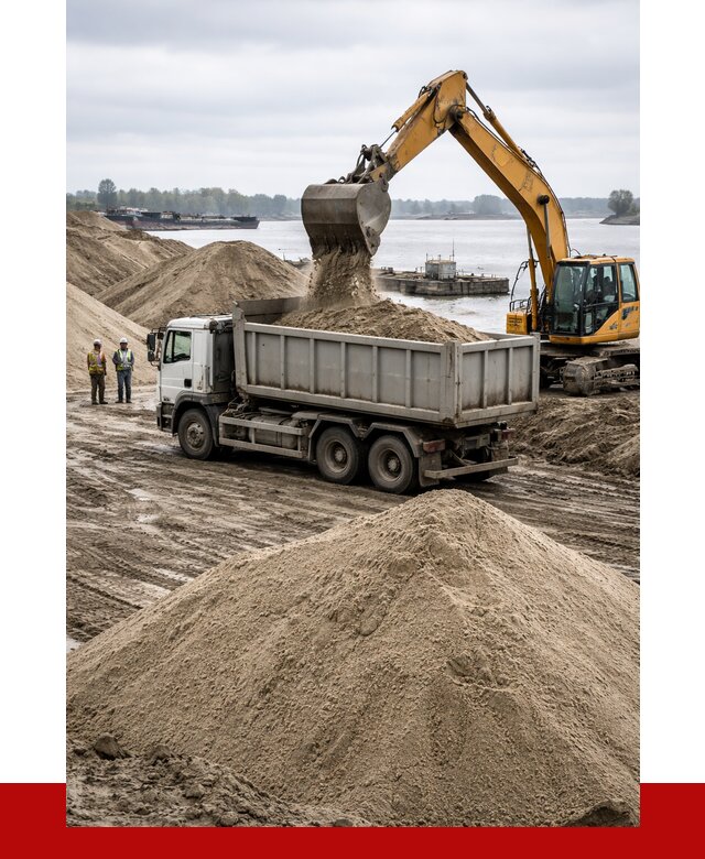 Купить речной песок навалом в Златоусте от 1856 р., ПРОНЕРУДЗлт