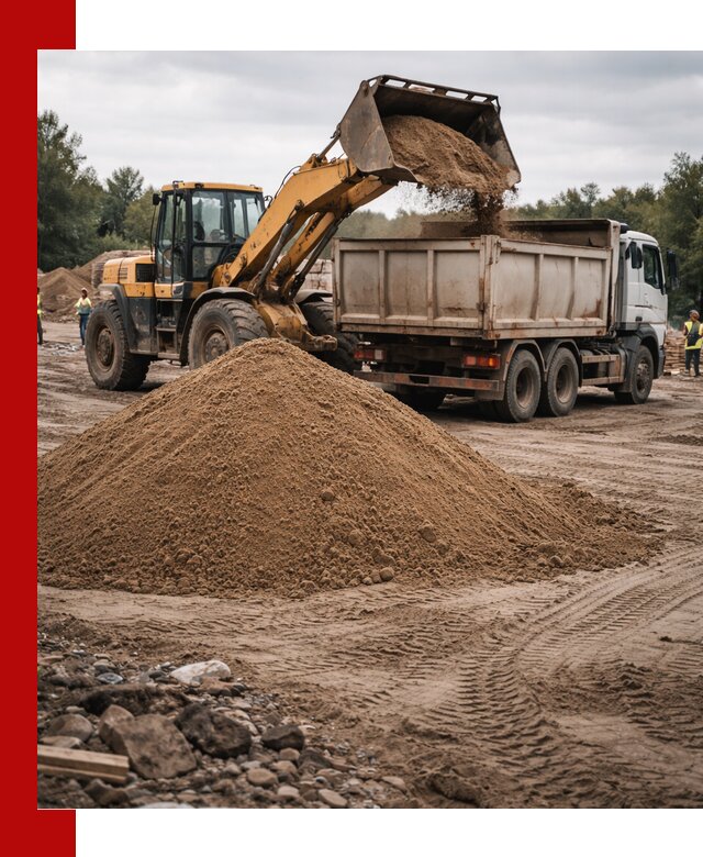 Доставка речного песка навалом в Златоусте быстро и выгодно