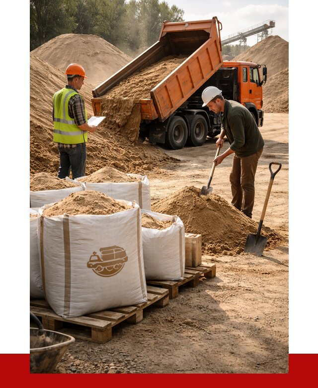 Строительный песок в Златоусте от 2268 р. с доставкой, ПРОНЕРУДЗлт