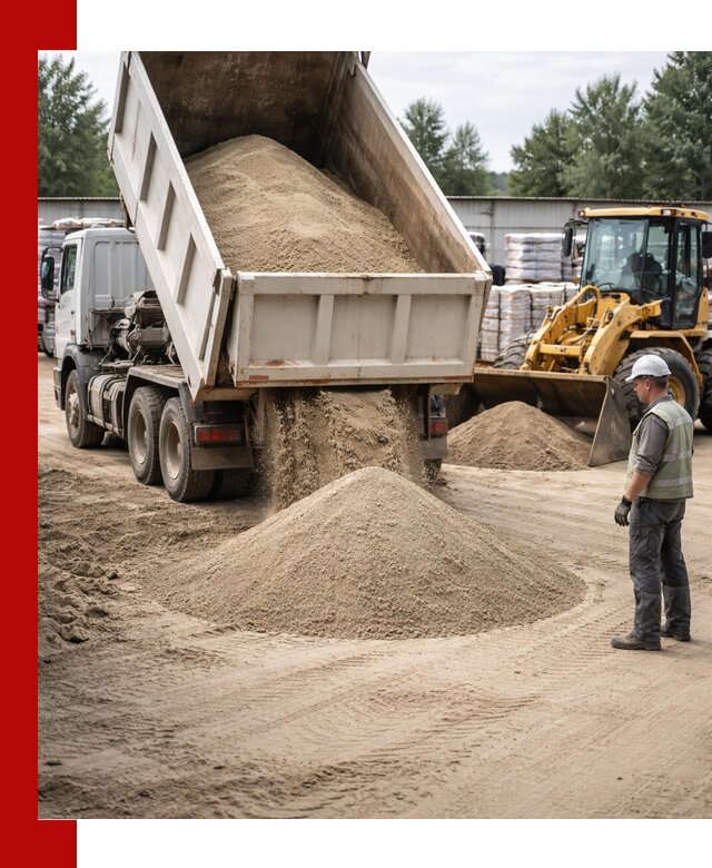 Поставка и доставка песка для бетона в Златоусте