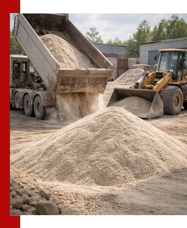 Кварцевый песок с доставкой в Златоусте для строительных работ