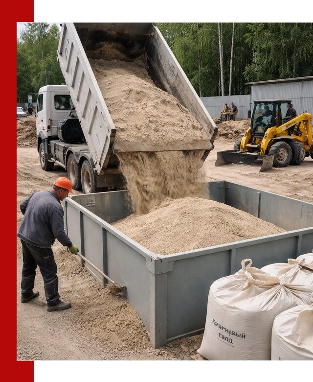 Кварцевый песок для фильтра в Златоусте — доставка и качество