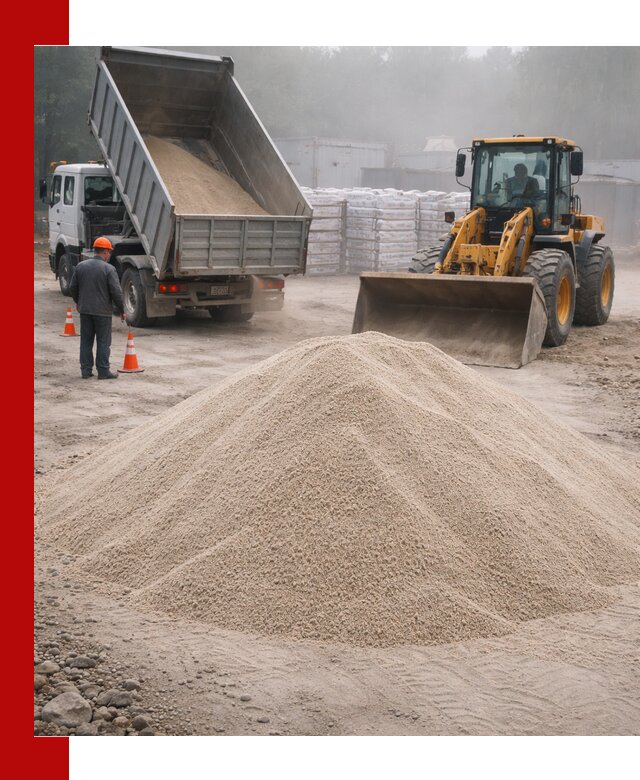 Кварцевый песок фракция 0–8 для стройработ в Златоусте