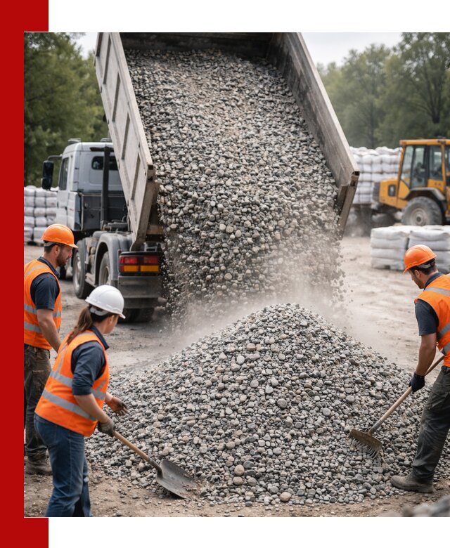 Доставка гравия и камня в Златоусте оптом и в розницу