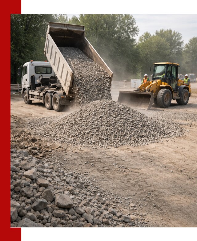 Гравий фракция 5–20 доставка в Златоусте оптом и в розницу