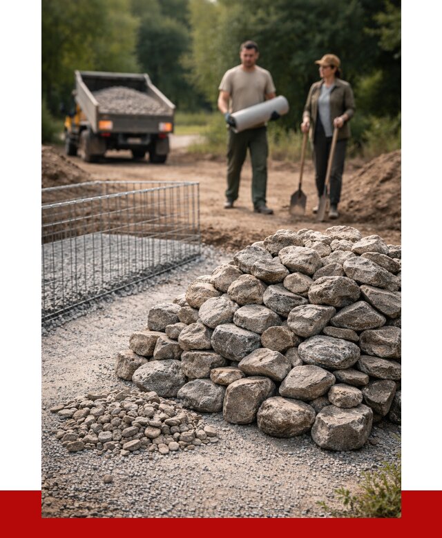 Камень для габионов фракция 100-200 в Златоусте от 4949 р. | ПРОНЕРУДЗлт