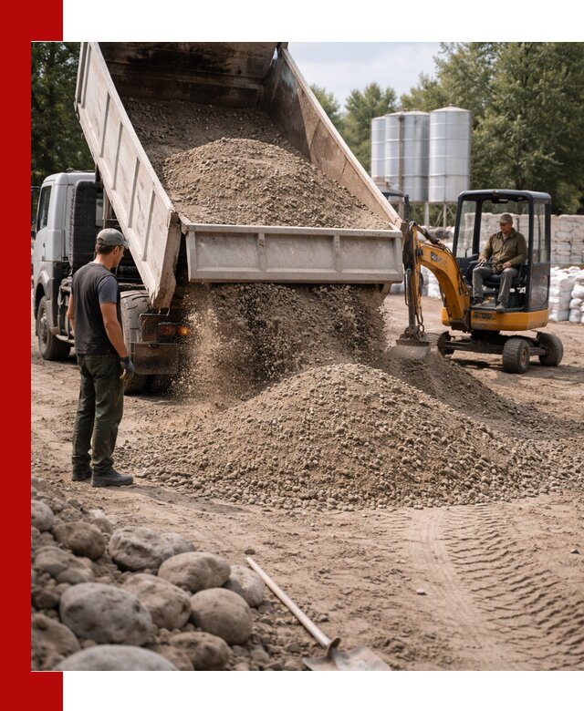 Доставка ПГС С3 в Златоусте самосвалами и миксерами