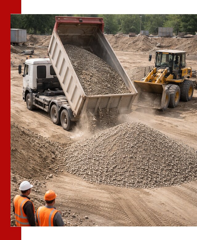Щебень с песком (ЩГПС С2) с доставкой в Златоусте