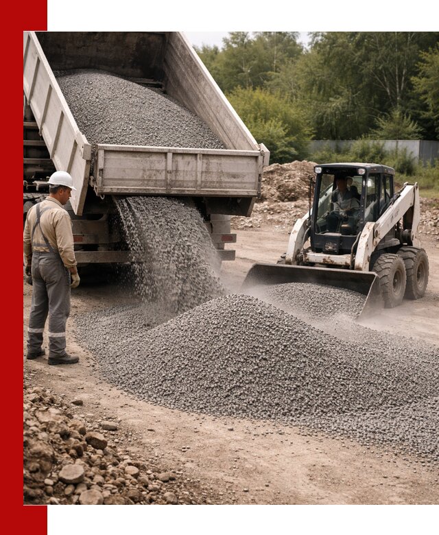 Доставка гравийного отсева 0-5 в Златоусте оптом и в розницу