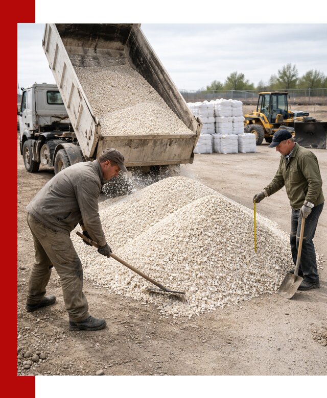 Мраморная крошка с доставкой и разгрузкой в Златоусте