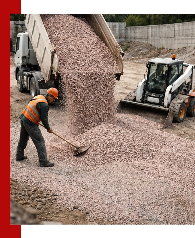 Крошка розовый гранит с доставкой в Златоусте от производителя