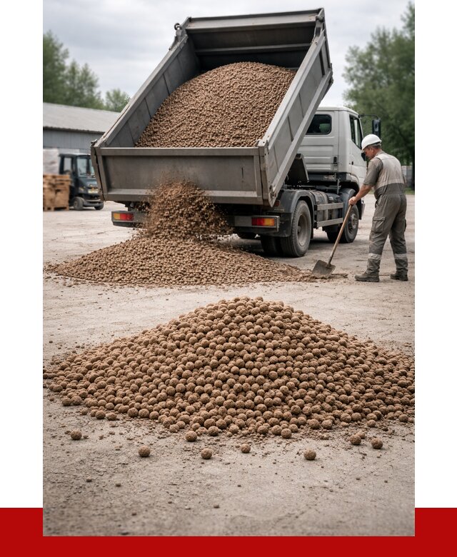 Керамзит с доставкой в Златоусте от 4330 р. за м3 | ПРОНЕРУДЗлт