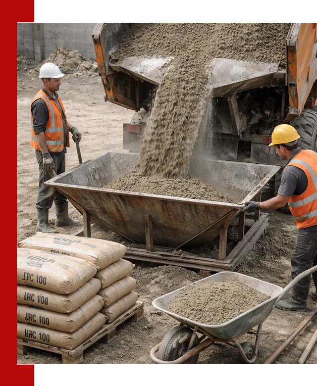 Доставка цементно-песчаной смеси М100 в Златоусте