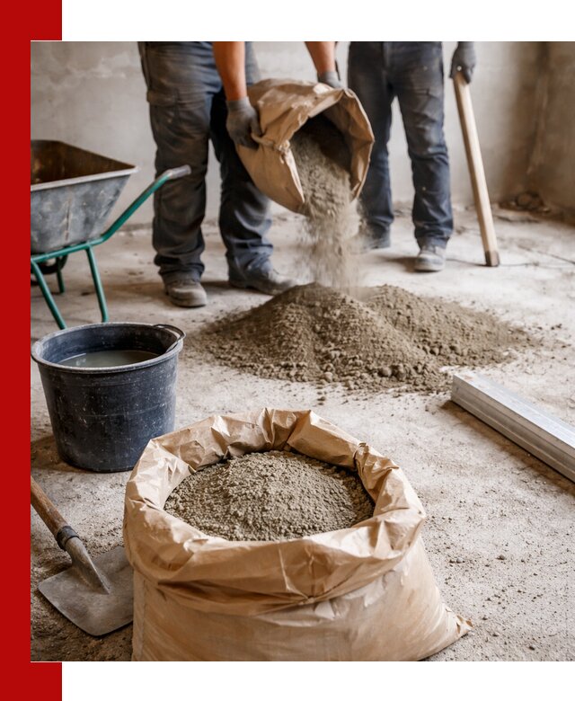 Доставка сухой смеси для стяжки в Златоусте