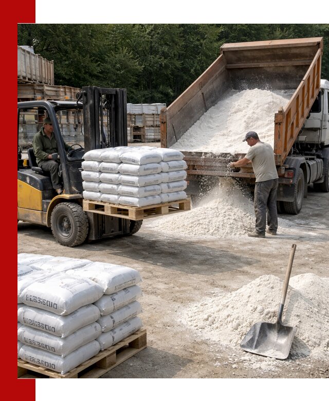 Доставка строительной извести оптом и в розницу в Златоусте