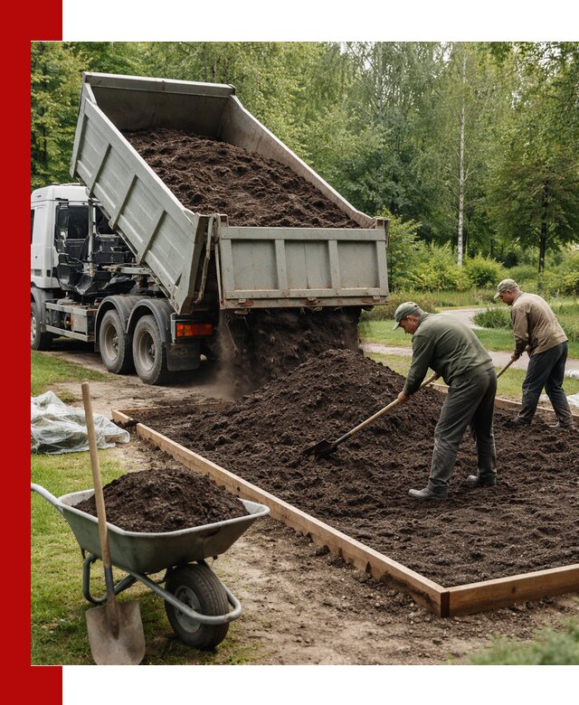 Доставка грунта для озеленения и благоустройства в Златоусте