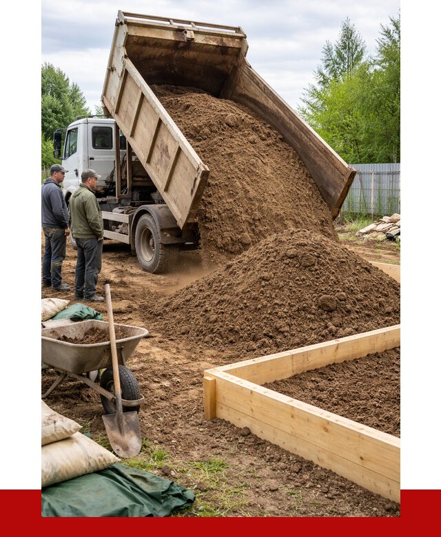 Торфо песчаная смесь в Златоусте с доставкой от 1907 р. | ПРОНЕРУДЗлт