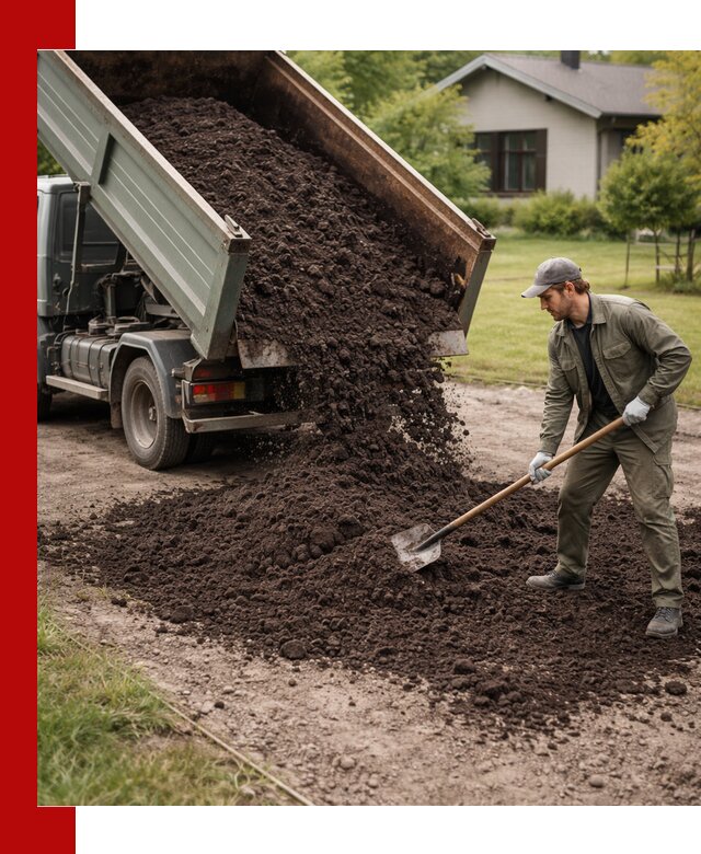 Чернозем для газона с доставкой в Златоусте быстро и качественно