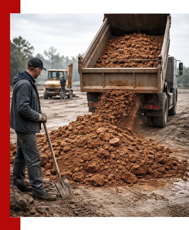 Глина для засыпки в Златоусте с доставкой самосвалами