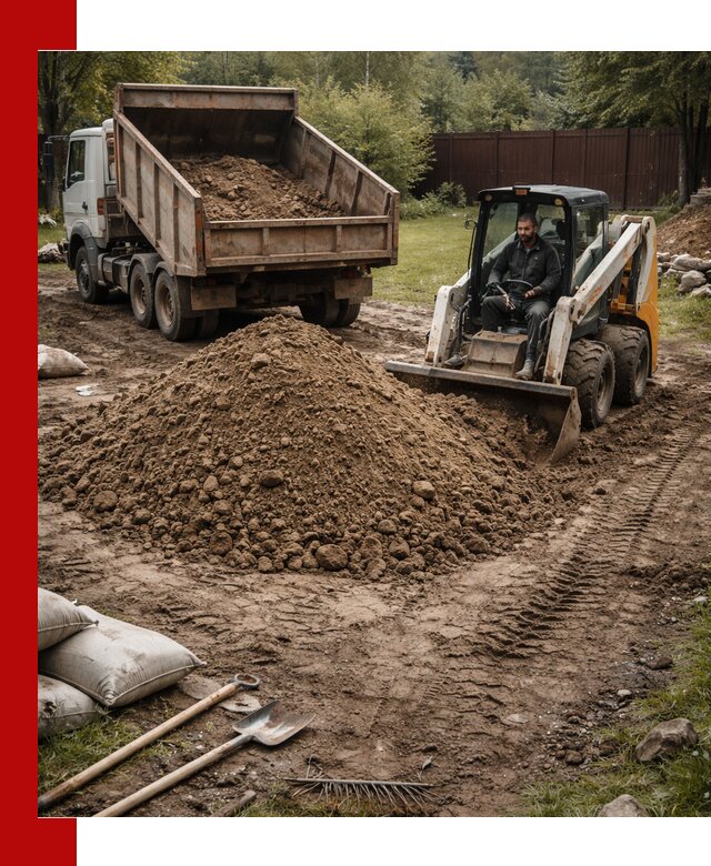 Суглинок для планировки участков в Златоусте с доставкой и выгрузкой