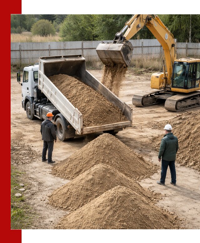 Доставка супеси вагонными и автопартиями в Златоусте