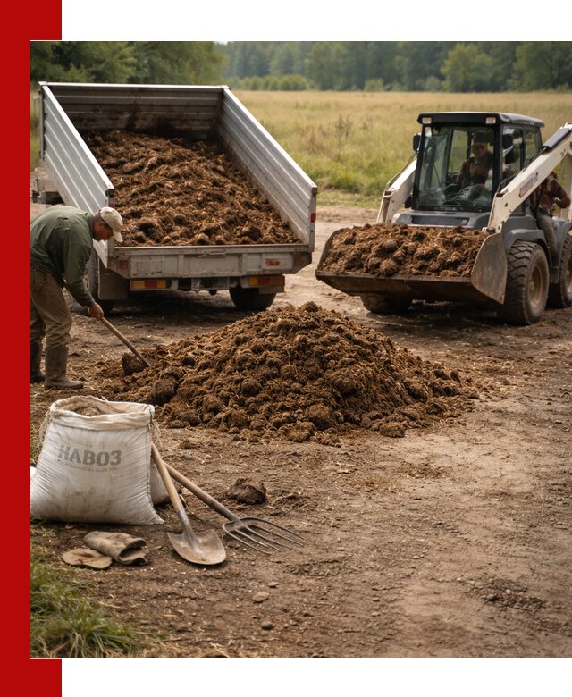 Доставка конского навоза в Златоусте с разгрузкой и доставкой на объект