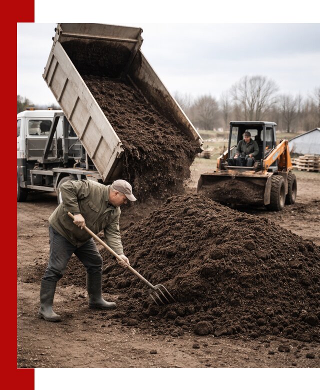 Доставка и продажа перегноя в Златоусте быстро и дешево