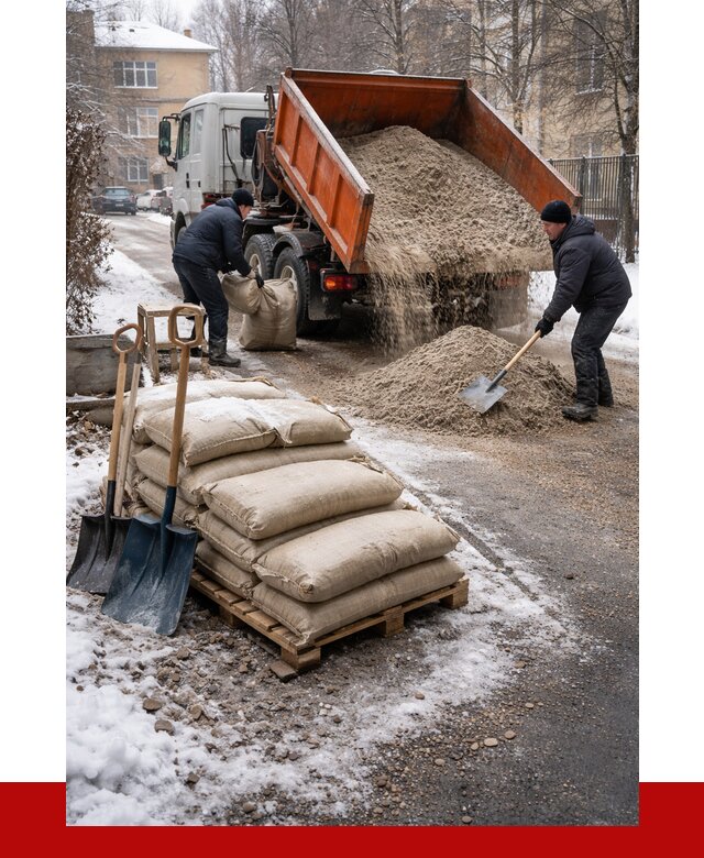Противогололедные материалы оптом в Златоусте от 4330 р. | ПРОНЕРУДЗлт