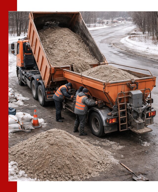 Поставка и вывоз пескосоля в Златоусте оптом и в розницу
