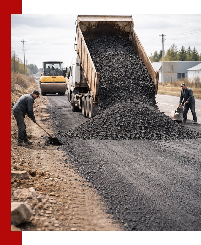 Асфальтовая крошка для дорог в Златоусте — поставка и доставка