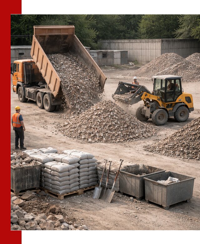 Вторичные материалы для отсыпки в Златоусте — поставка и доставка