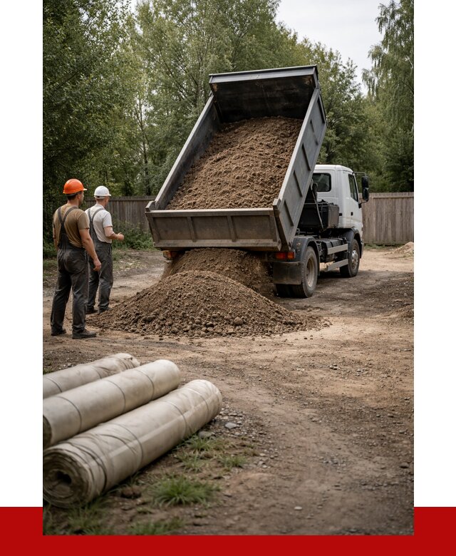 Доставка сыпучих материалов самосвалом в [cvi] от 4330 р. | ПРОНЕРУДЗлт