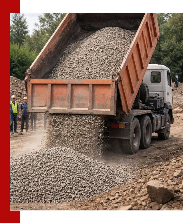 Доставка сыпучих материалов самосвалом в Златоусте быстро и надежно