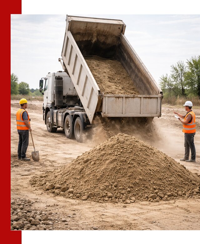 Доставка самосвалом 15 кубов в Златоусте за город и по городу