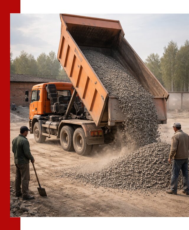 Доставка самосвалом 20 м3 в Златоусте быстро и надежно