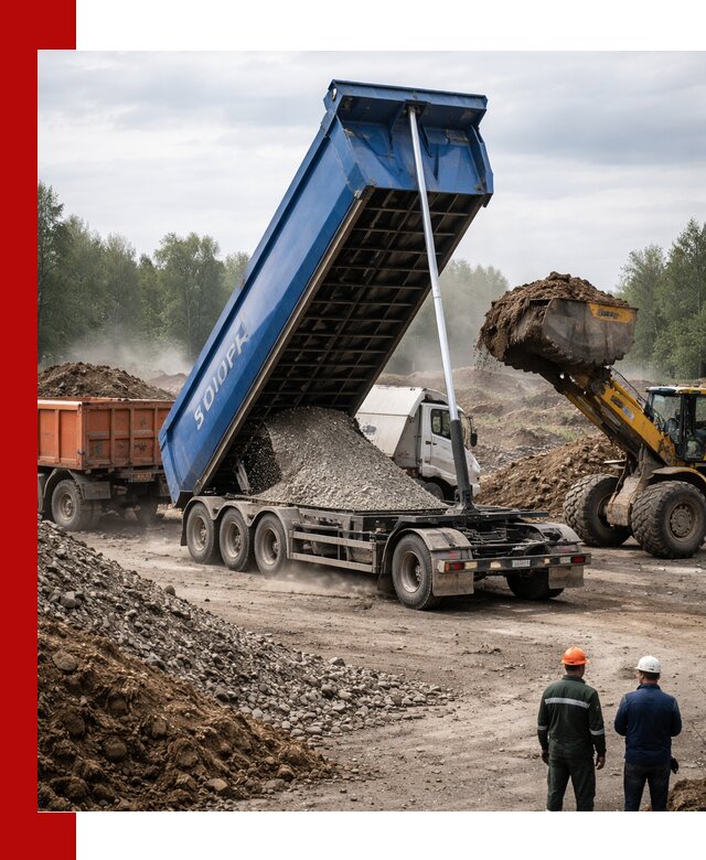 Аренда тонар 40 тонн в Златоусте с доставкой материалов